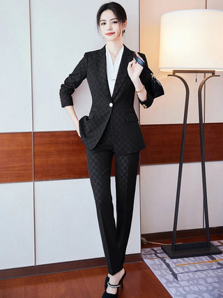 Business Office Ladies 2Pcs Pant Suit - Epictzar Intl.