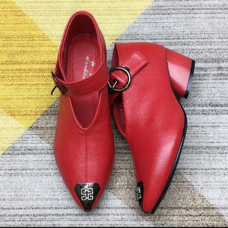 Women Casual Leather Designer Ankle Boots