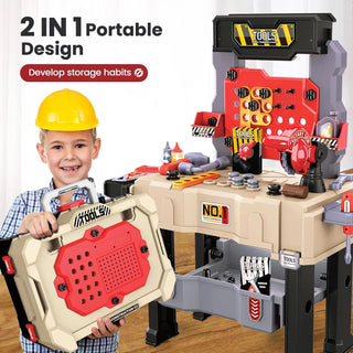 Construction Pretend Play Workbench Set