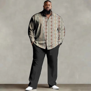 Men's Patchwork 2-Piece Matching Outfit