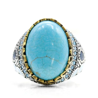 Vintage Oval Anniversary Party Ring
