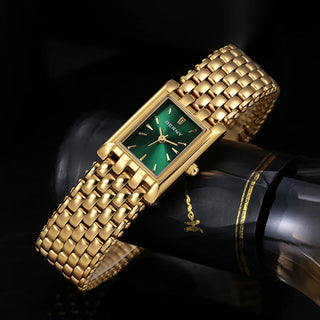 Exquisite Ladies Quartz Gold Wristwatch