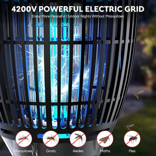 Outdoor Yard Garden Solar Bug Zapper