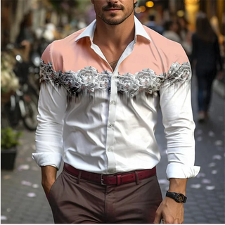 Men's Lapel Top Fashion Casual Shirt