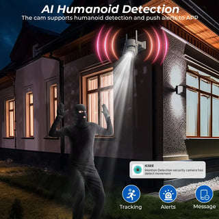 Wireless Outdoor WiFi Solar Surveillance Camera