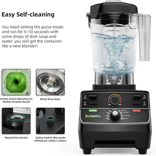 Professional Smoothie Blender, Countertop Blender, Commercial Blender 2200W High Power with 68oz Pitcher, Smart Timer, blenders