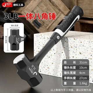 High Carbon Steel Heavy - Duty Octagonal Hammer - Epictzar Intl.