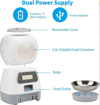 Smart Automatic Timed Control Pet Feeder