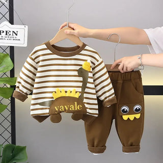 Toddler Boys Long Sleeve Tracksuits Set