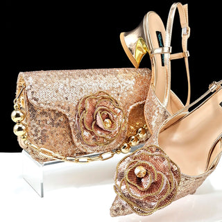 Nigerian Fashion Design Shoes & Bag Set