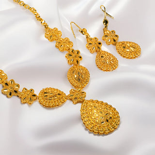 Bridal 24k Gold 2pcs Jewelry Sets