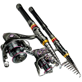 Carbon Fiber Telescopic Fishing Pole & Reel Combo - Epictzar Intl.
