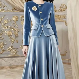 Elegant Formal Party 2-Pcs Skirt Set