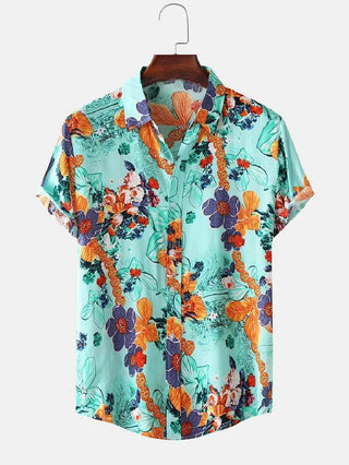 Men's Retro Printed Pattern Shirt