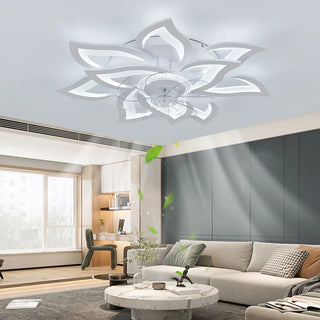 Modern RC LED Ceiling Fan Light