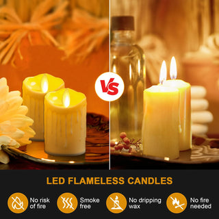 Decor Simulate Flickering Flameless Candles
