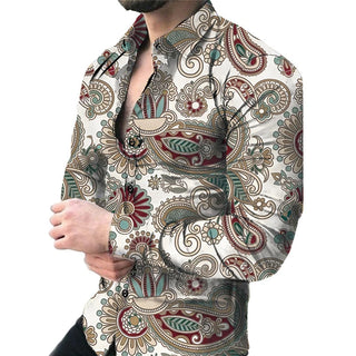Men's Luxury Casual Long-sleeved Shirt
