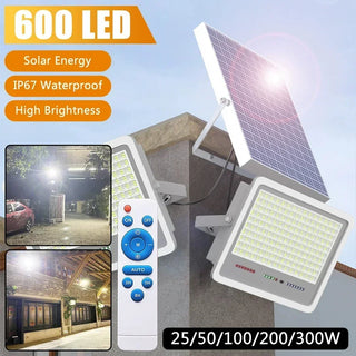 Sunlight Powered Solar Spotlight
