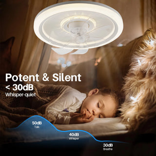 Modern App Controlled Ceiling Fan Lamp