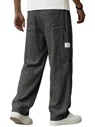 Loose Fit Light Blue Pants