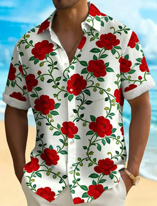 Men's Tropical Vibrant Printed Shirt - Epictzar Intl.
