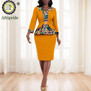 Elegant African Women 2Pcs Skirts Set