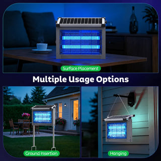 Outdoor Solar Powered Bug Zapper