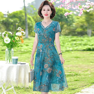 Floral Chiffon Beach Party Midi Dress - Epictzar Intl.