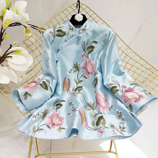 Elegant Vintage Traditional Embroidery Blouse