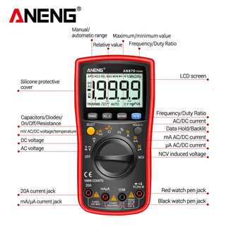 Digital Multimeter Professional Voltametric Tester