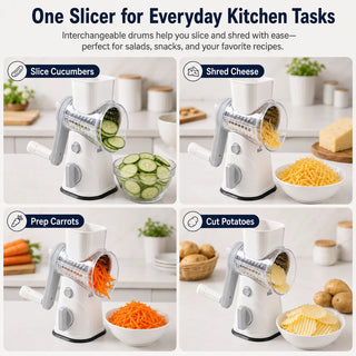 Hand Crank Stainless Steel Cheese Grater