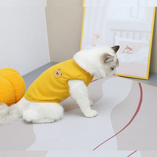 Pet Crew Neck Sleeveless T-shirt