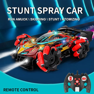 RC LED Light Wheel Stunt Toy Car