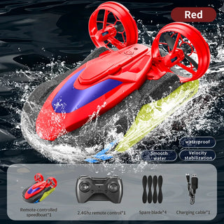 High Speed 2 in 1 RC Boat Kids Toy