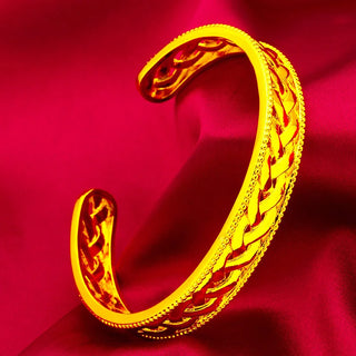 Elegant Design 24K Gold AU999 Bracelet