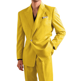 Men's Single Button Lightweight Formal 2Pcs Suit