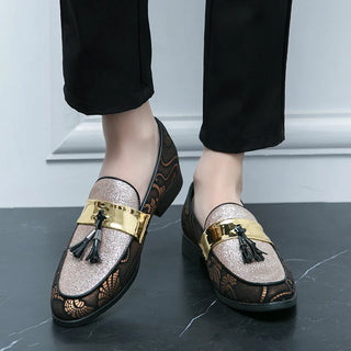 Pointed Toe Business Casual Leather Shoes