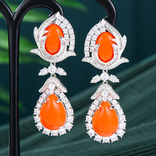 Luxury Wedding Party Waterdrop African Earring