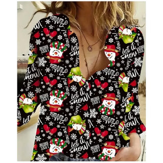 Comfortable Ladies Long Sleeve Party Blouses