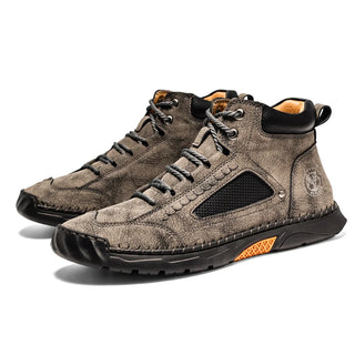 SKINDEEP Men's Ankle Boots Casual Leather Shoes Fashion Male Driving Shoes