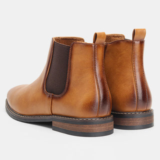 Size 40~46 Men Chelsea Boots Zipper Style Ankle Boots soft leather Men Boots