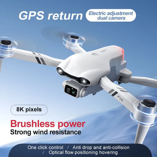 Foldable Quadcopter HD Dual Camera Toy Drone