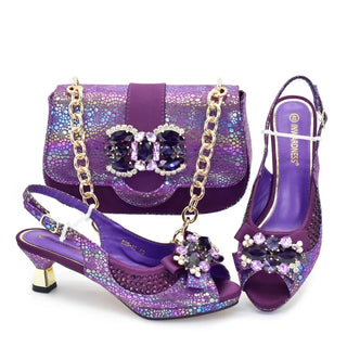 Italian Design Ladies Shoes & Matching Bag Set