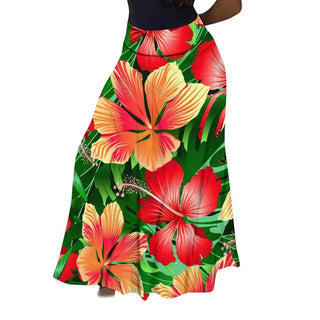 Comfortable Hawaiian Style Fabric Skirt