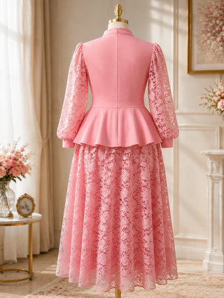 Elegant Lace Wedding Party Skirt Set