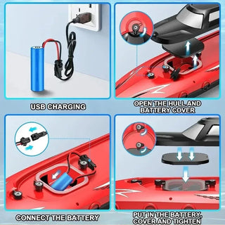 Double Motor High Speed Toys Speedboat