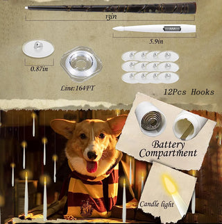 Magic Wand Flameless Flickering Candles