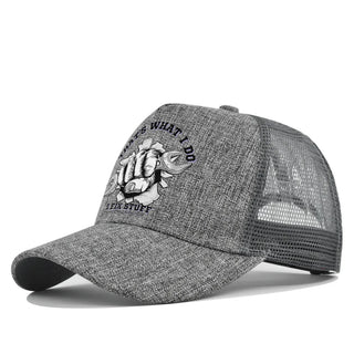 New Fashion Spring Summer Printed Mesh Breathable Baseball Cap Gorras Personality LOGO for Men WomenCouples Visor Hat Casquette