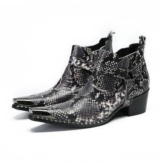 Buckle Strap Wedding Party Ankle Boots