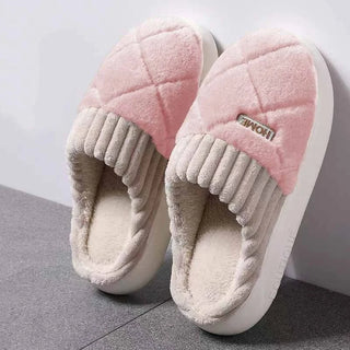 Plush Thermal Cozy Warm House Slippers